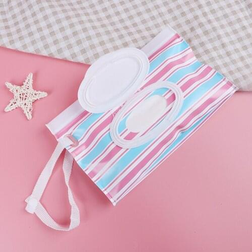 Reusable Wet Wipes Cover Skin Care Baby Wet Wipes Bag Outdoor Travel Eco-friendly Clutch And Clean Wipes Container For Baby