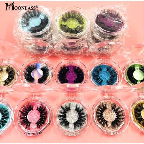 False Lashes 30 Pairs Dramatic Mink Eyelashes Bulk 25mm Full Strip Luxury Eyelashes Make Up Beauty Long 3D Mink Lashes