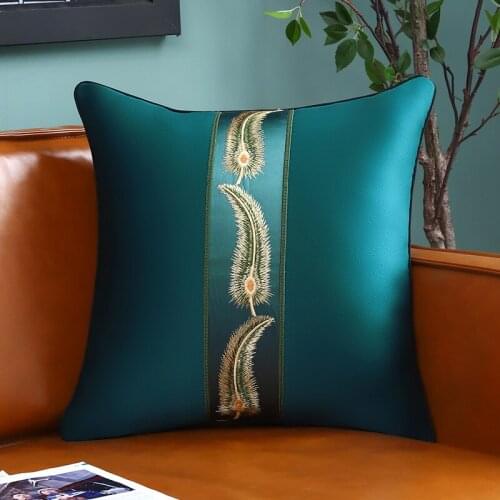 Cushion Cover Simple Light Luxury Pillow Cushion Home Sofa Pillow Bedroom Sample Room Living Room Bedside Waist Pillow