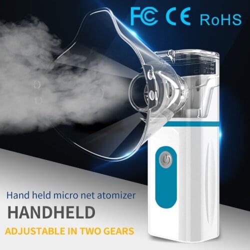 Mini Handheld Portable Autoclean Inhale Nebulizer Mesh Atomizer Silent Inhaler Nebuliser Inhalator For Kid Artificial Respirator