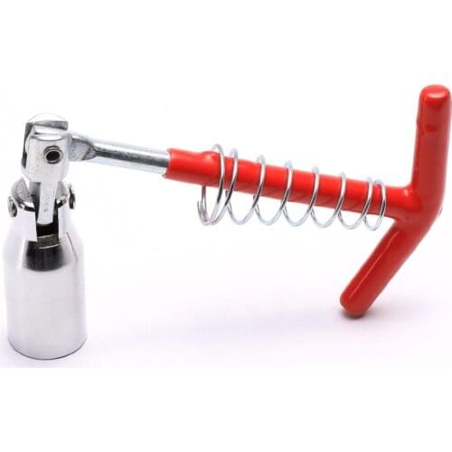 New Sale Universal Car 16mm/0.6" 21mm Spark Plug Removal Tool Spanner Socket Wrench T-Handle T-Bar 220mm/8.8" T Grip Handle