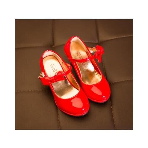 Shoes For Kids 2017 Autumn/Spring Fashion Flower Kids Shoes For Girl Leather Solid Hollow Casual Pretty Girls Children bow shoes