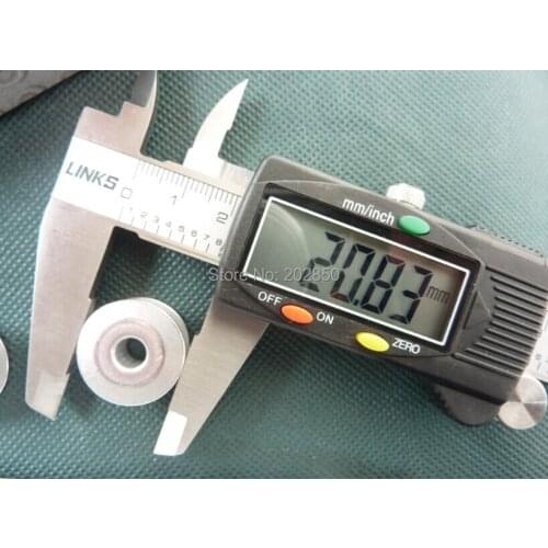 Bright Aluminum Bobbin,Dia 20.83mm,Height 8.95mm,industrial Lockstitch Sewing Machine Parts,50Pcs/lot,For Juki,Brother