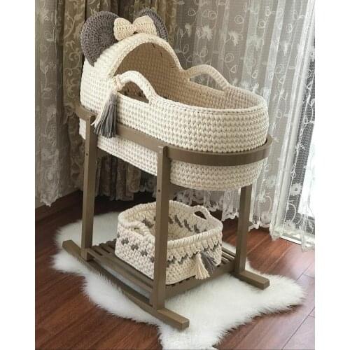 Knit poufs, rugs, chunky blankets, newborn baby baskets