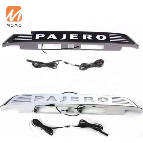 Electroplate High Quality Car Led Brake Light Tail Light Body Kit Lamp Spare Tire Trim for Pajero V93/97