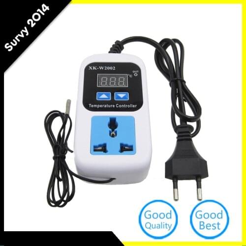 XK-W2002 10A Electronic Adjustable LED Digital Temperature Controller Socket diy electronics