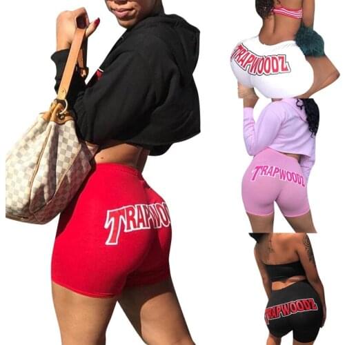 Womens gym shorts Hips High Waist Sports Rushed Yoga Shorts Workout Running Fitness Shors Sexy Rushed sportswear biker shorts