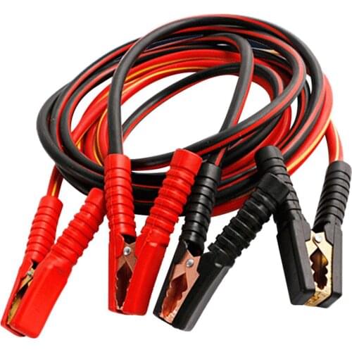 1Pair 2.5m 1000A Car Battery Emergency Ignition Start Wire Jumpers Booster Cable