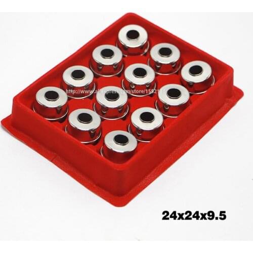 12pcs/lot 24*24*9.5mm Magnetic Stainless Steel Float Ball for Water Level Float Switch