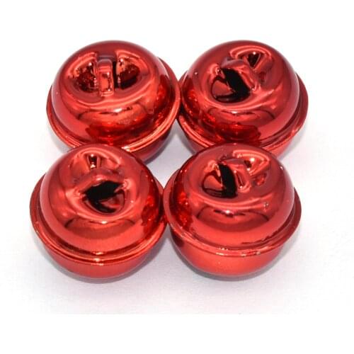 18mm Red Tiny Jingle Bells Christmas Bells Jewelry Design Pet Collar Bell Charms Holiday Bells Bell Decoration