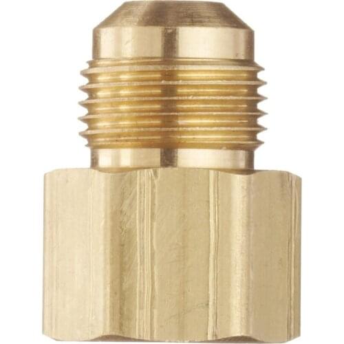 5/8"-18 UNF Male 3/8" Flare SAE x 1/2" BSPP Female Coupler Connector Adapter Brass Pipe Fitting For Fuel Gas Water Valve