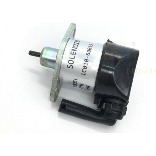 For KUBOTA 1C010-60015 engine Flameout solenoid valve switch Motor flameout excavator accessories