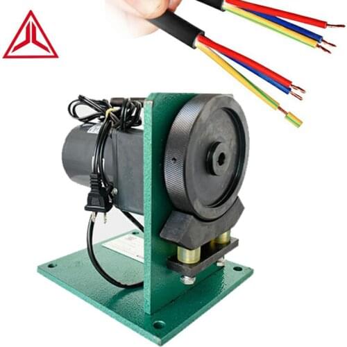 Automatic Half Stripping Wire Twister For Pre-Stripped Wire Cable Twisting Machine