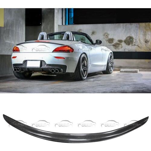 E89 Spoiler Real Carbon Fiber Rear Trunk Spoiler Wing Boot Fits For BMW Z4 2009-UP Accessories