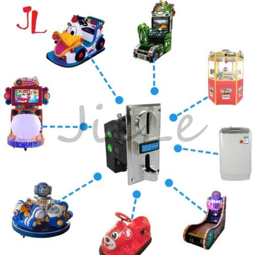 Coin selector Multi Coin Acceptor CPU Programmable 6 Type Electronic Mechanism Arcade Mech for Vending Washing Machine