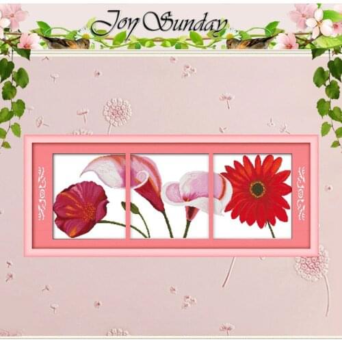 Beautiful Flowers Patterns Counted Cross Stitch 11CT 14CT Cross Stitch Set Wholesale Cross-stitch Kit Embroidery Needlework