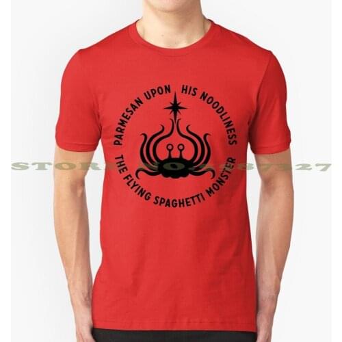 Flying Spaghetti Monster - His Noodliness Graphic Custom Funny Hot Sale Tshirt Flying Spaghetti Monster Church Fsm Pasta