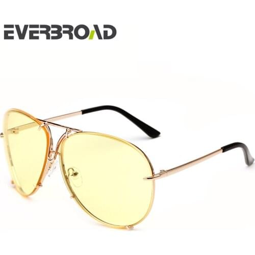 New Design Blood Red Shining Sunglasses Women Gradient Black Lens Polarized Protect Eye Anti-Glare Eye Glasses EV2789