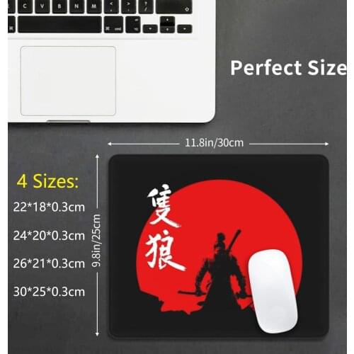 The One Armed Wolf Mouse Pad DIY Print Shinobi Sunset Sunrise Sundown Battlefield Battle Army One Armed