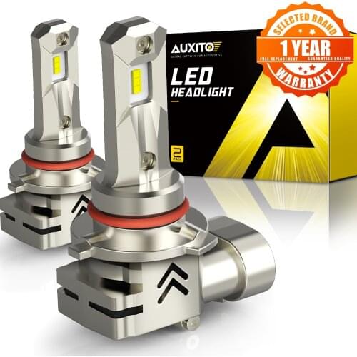 AUXITO 2Pcs 9005 HB3 LED Headlight Bulb H8 H11 H7 Car Headlamp CSP Led Auto Lamp H4 Hb4 9006 for Honda Ford Toyota Kia VW 6000K