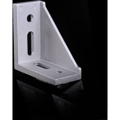 5PCS/LOT 40X80 4080 Corner Fitting Angle Decorative Brackets 4040 Aluminum Profile Accessories L Connector Fasten connector