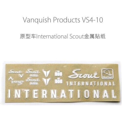 VP VS4-10 RC car prototype vehicle Scout metal sticker model sticker