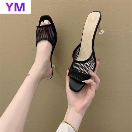 021 New Brand Summer Peep Toe Women Sandals High Quality Ladies Shoes Ladies Sandals 7CM Zapatillas Casa Mujer Sapatos Femininos