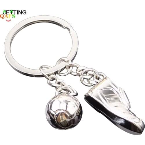 1 Pcs Soccer Shoes Keychains For Car Purse Bag Buckle Pendant Keyrings Key Chains Women Men Gift Unique Gift