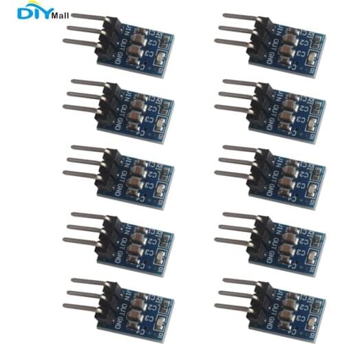 10pcs/lot AMS1117 Voltage Regulator Step Down Power Supply Module DC 4.2 V-10 V to 3.3V 800mA