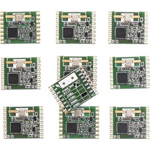 10PCS/LOT RFM69HW 433MHZ 868MHZ 915MHZ 20dBm RF transceiver