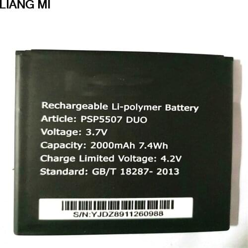 1pcs High Capacity Phone Battery for Prestigio MultiPhone PSP5507 DUO 5507 Rechargeable battery phone stander