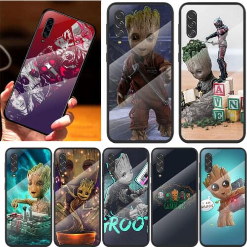 Guardians of the Marvel For Samsung Note 20 10 9 8 Ultra Lite Plus 5G A70 A50 A40 A30 A20 A10 Tempered Glass Phone Case