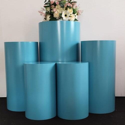 Cylinder Candy Stand Plinths Pillars Cake Table for DIY Holiday Wedding Decoration Big Cylinder Pedestal Display