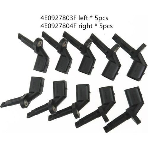 HONGGE 5 Pair ABS Wheel Speed Sensor 4E0927803F 4E0927804F for A4/S4 A5/S5 A6/S6 A7/A8 Q5 R8 Phaeton 4E0927804A 4E0 927 803D