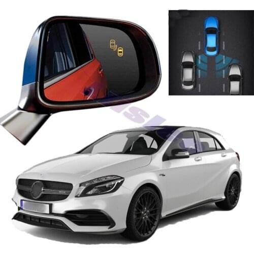 Car BSM BSD BSA Radar Warning Safety Driving Alert Mirror Detection Sensor For Mercedes Benz A MB W176 2013 2015 2016 2017 2018