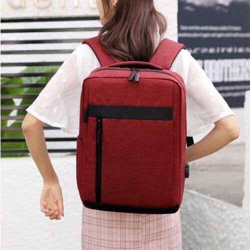 Travel Business Backpack Large Capacity Zippered Compartments Backpack Polyester Bags For Men Women Laptop Bags Cases