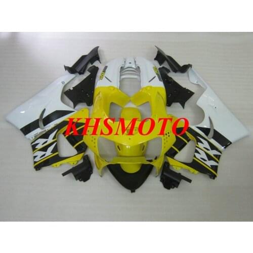 Motorcycle Fairing kit for CBR900RR 98 99 CBR900 919 CBR 900RR 1998 1999 CBR 900 RR Yellow white Fairings Set+gifts HF73