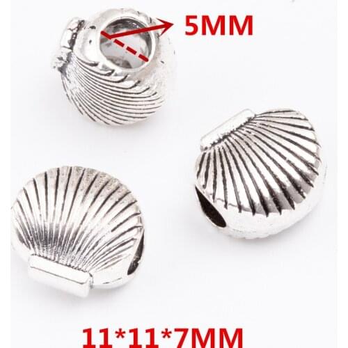 15 pcs/lot Fashion zinc alloy Metal Large Hole Beads charms DIY European Bracelet jewelry Fittings making 6949