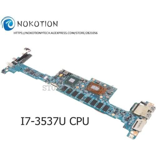 NOKOTION NBM3E11004 NB.M3E11.004 For ACER Aspire S7-391 Laptop Motherboard I7-3537U CPU STORM MB 12223-1 48.4WE05.011