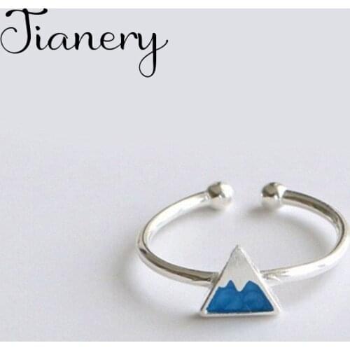 New Gothic Men Triangle Rings For Women Jewelry Birthday Gift Romantic Wedding Engagement Drop Shipping 2021