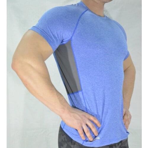 Obrix Compressed Gym T Shirt For Men Anti Sweat System Breathable Workout Cloth