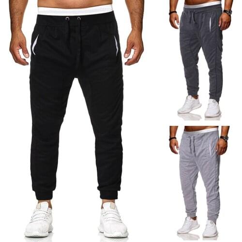 Wholesale 2019 Spring Autumn Sport harem joggers training running GYM Mens hip hop sweatpants African student sports pants