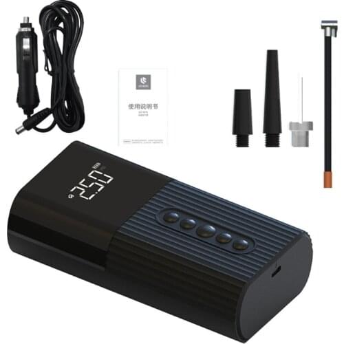 Portable Mini Air Pump Multi-function Vehicle-mounted Digital Display Tire Inflator Compressor Tire Pressure Monitoring