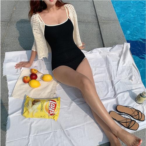 Backless Korean Style One Piece Swimwear Women Swimwear Push Up Swimsuit High Quality Bathing Suit sexy Monokini Beachwear 2020