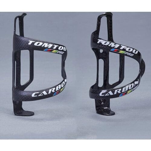 TOMTOU Bicycle Water Bottle Cage Mountain Road Bike Bottle Holder Full Carbon Fiber Ultra Light Matte/Glossy Diameter 72 - 74mm