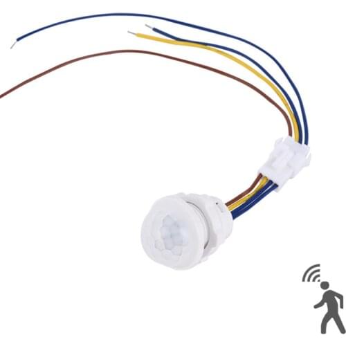 Smart LED Ceiling Light Bulb Switch PIR Infrared Motion Sensor Detector Switch 110V-265V Auto ON/OFF With Time Delay Adjustable