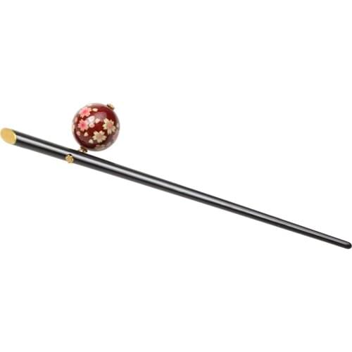 Sakura Hairpin Decoration Hair Stick Japanese Kanzashi White Hair Jewelry