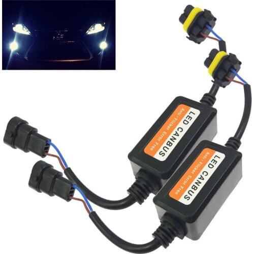 1pc LED Headlight Canbus Wiring Kit 9005 Computer Warning Error EMC Resistor Canceler Decoder