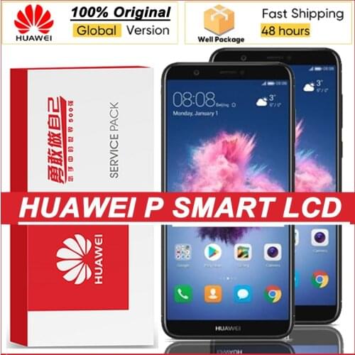 100% Original 5.65" Display For Huawei P Smart LCD Display Touch Screen Digitizer Assembly FIG LA1 LX1 L21 L22 Repair Parts