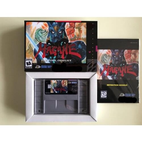 16Bit Games ** Hagane ( USA Version!! Box+Manual+Cartridge!! )